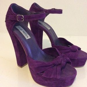 Steve madden getresl pumps size 8M purple